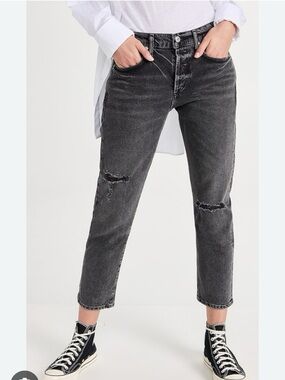 Citizens of Humanity Emerson Premiun Vintage Slim Boyfriend Distressed Size 30